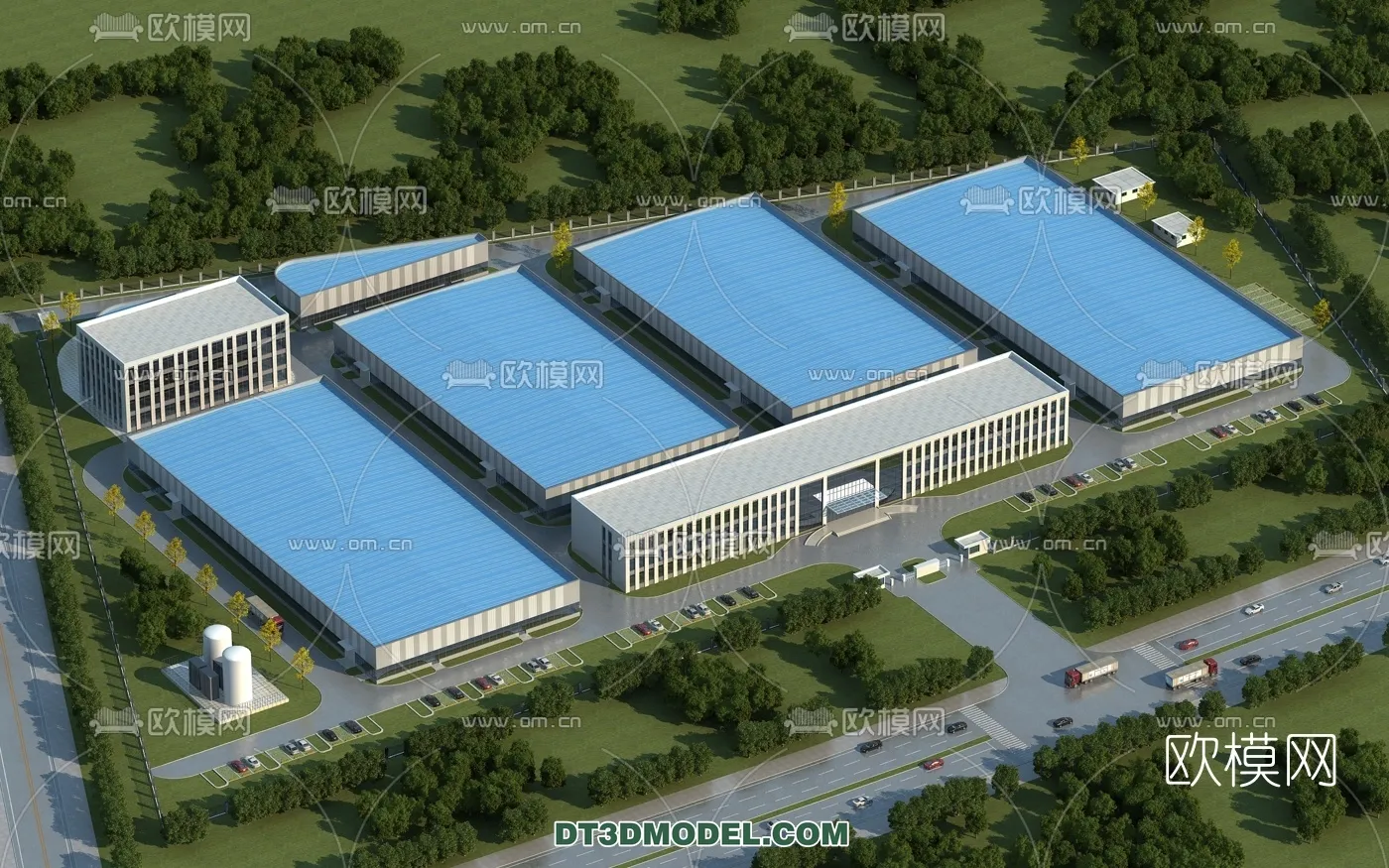 PUBLIC COMMERCE SPACE - 3D Model For Interior Design - 2495