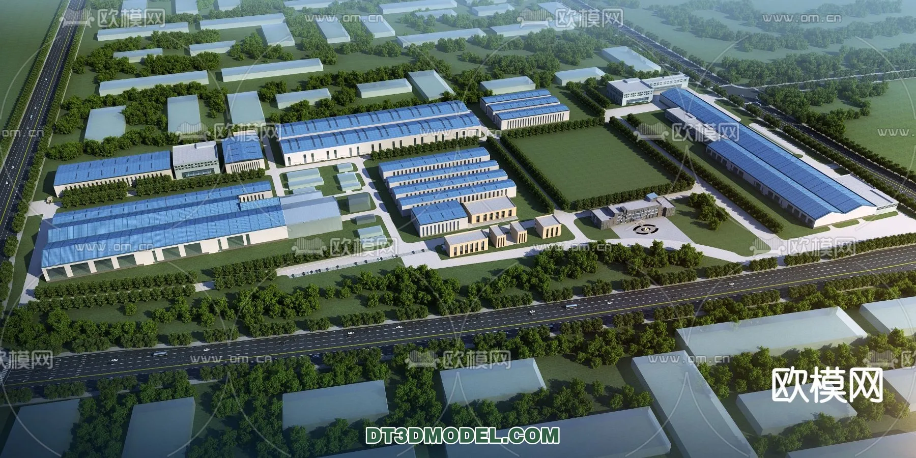 PUBLIC COMMERCE SPACE - 3D Model For Interior Design - 2500