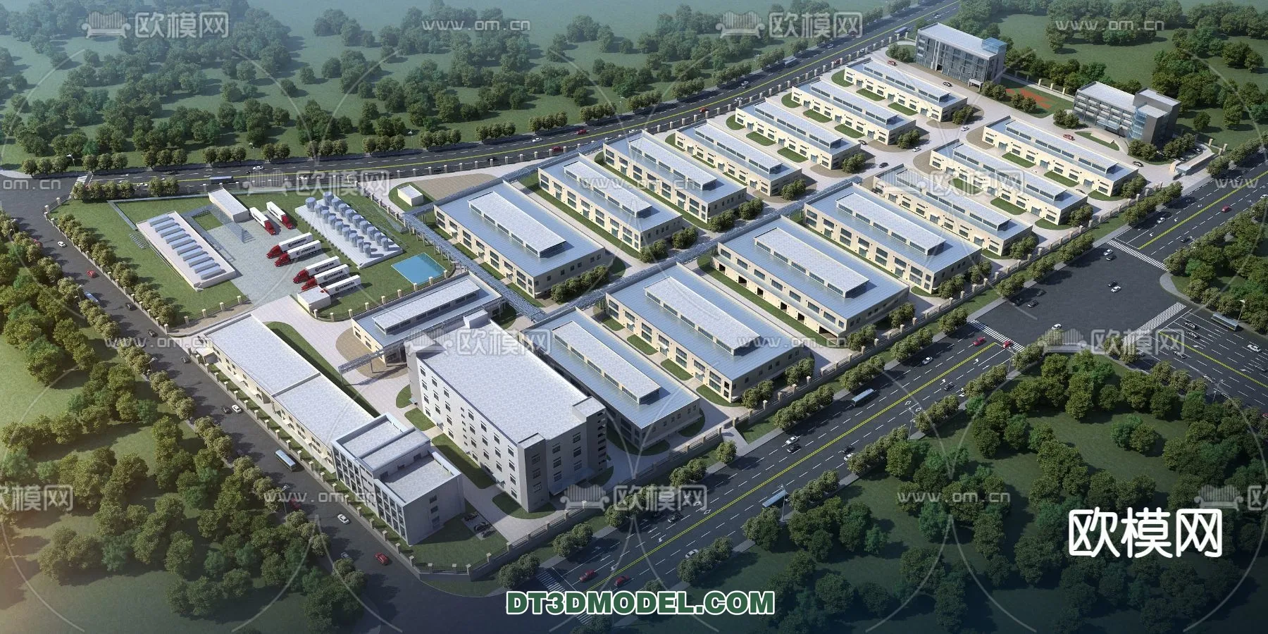 PUBLIC COMMERCE SPACE - 3D Model For Interior Design - 2501