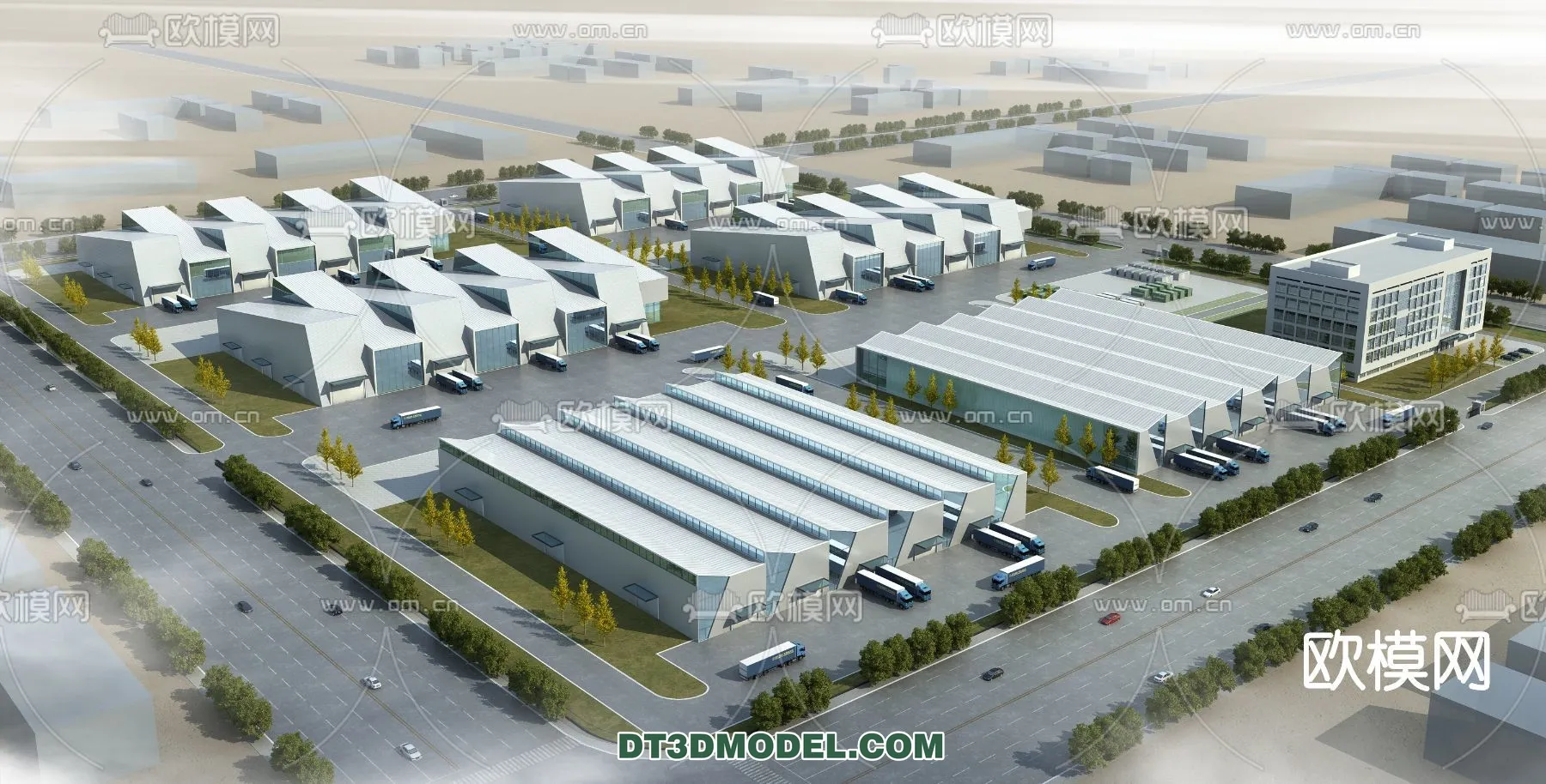 PUBLIC COMMERCE SPACE - 3D Model For Interior Design - 2503