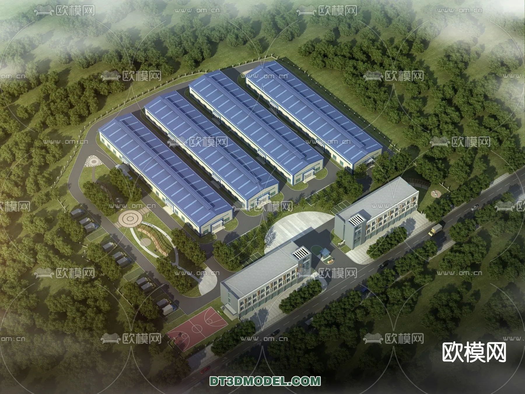 PUBLIC COMMERCE SPACE - 3D Model For Interior Design - 2505