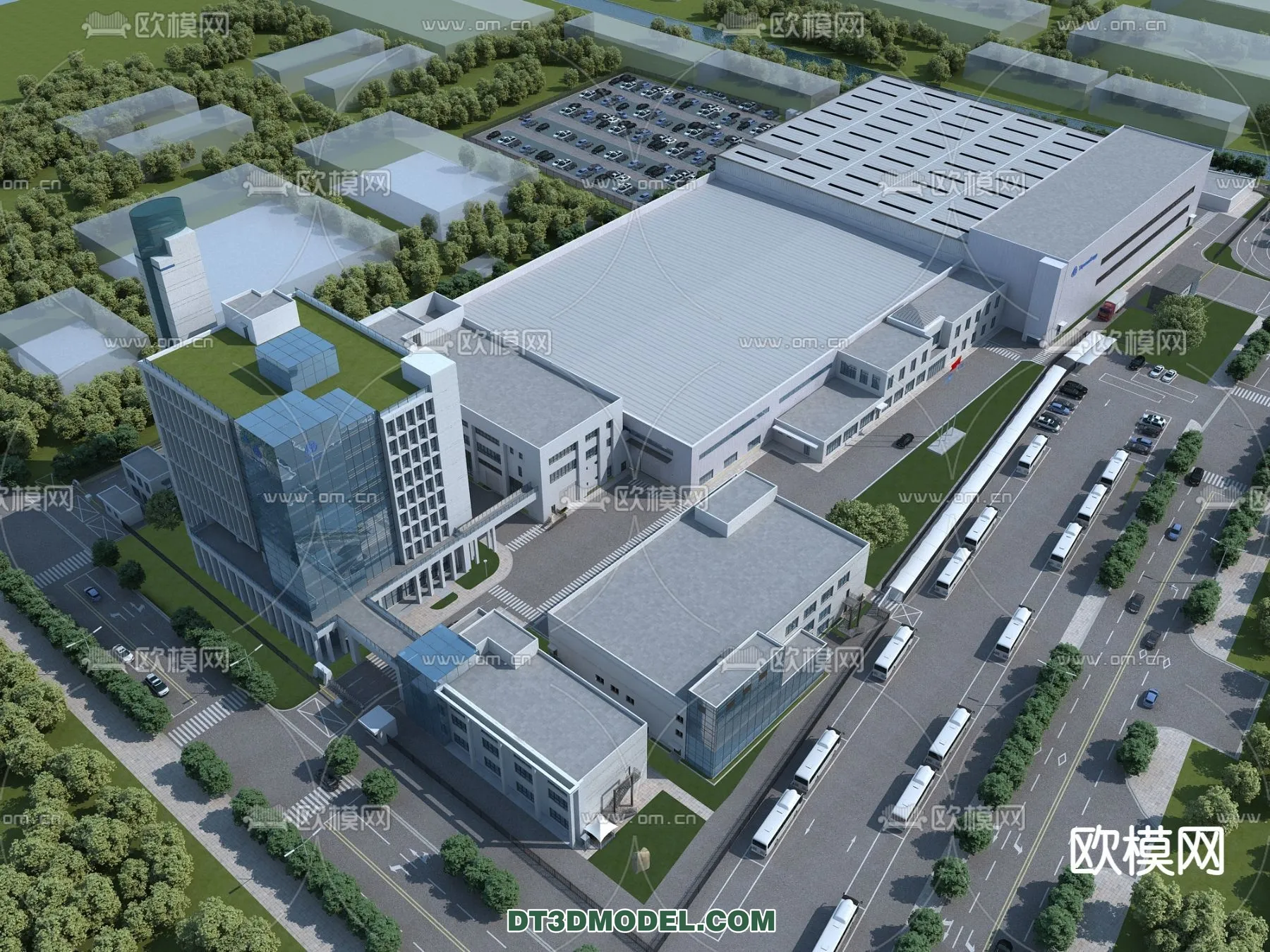 PUBLIC COMMERCE SPACE - 3D Model For Interior Design - 2507