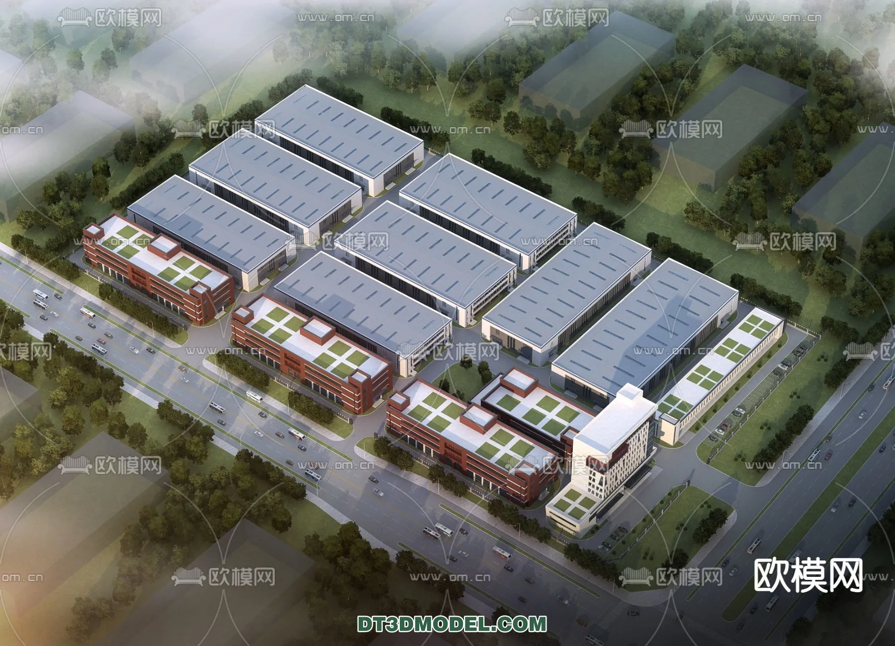 PUBLIC COMMERCE SPACE - 3D Model For Interior Design - 2508