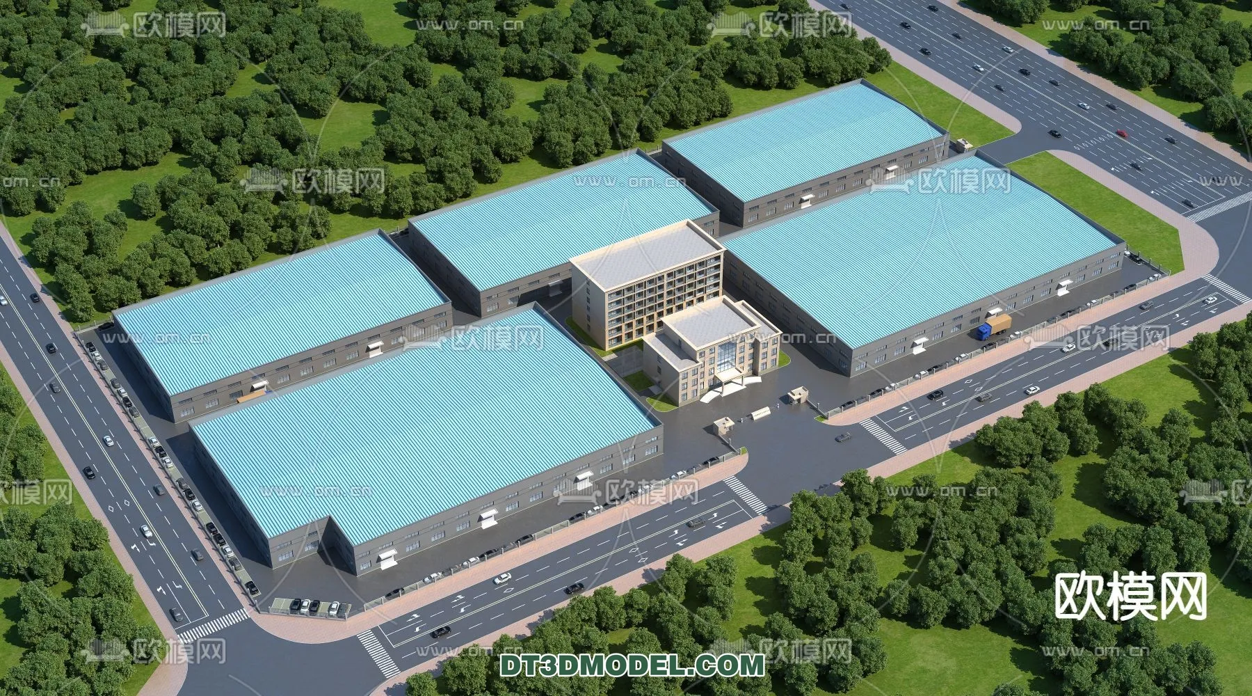 PUBLIC COMMERCE SPACE - 3D Model For Interior Design - 2513