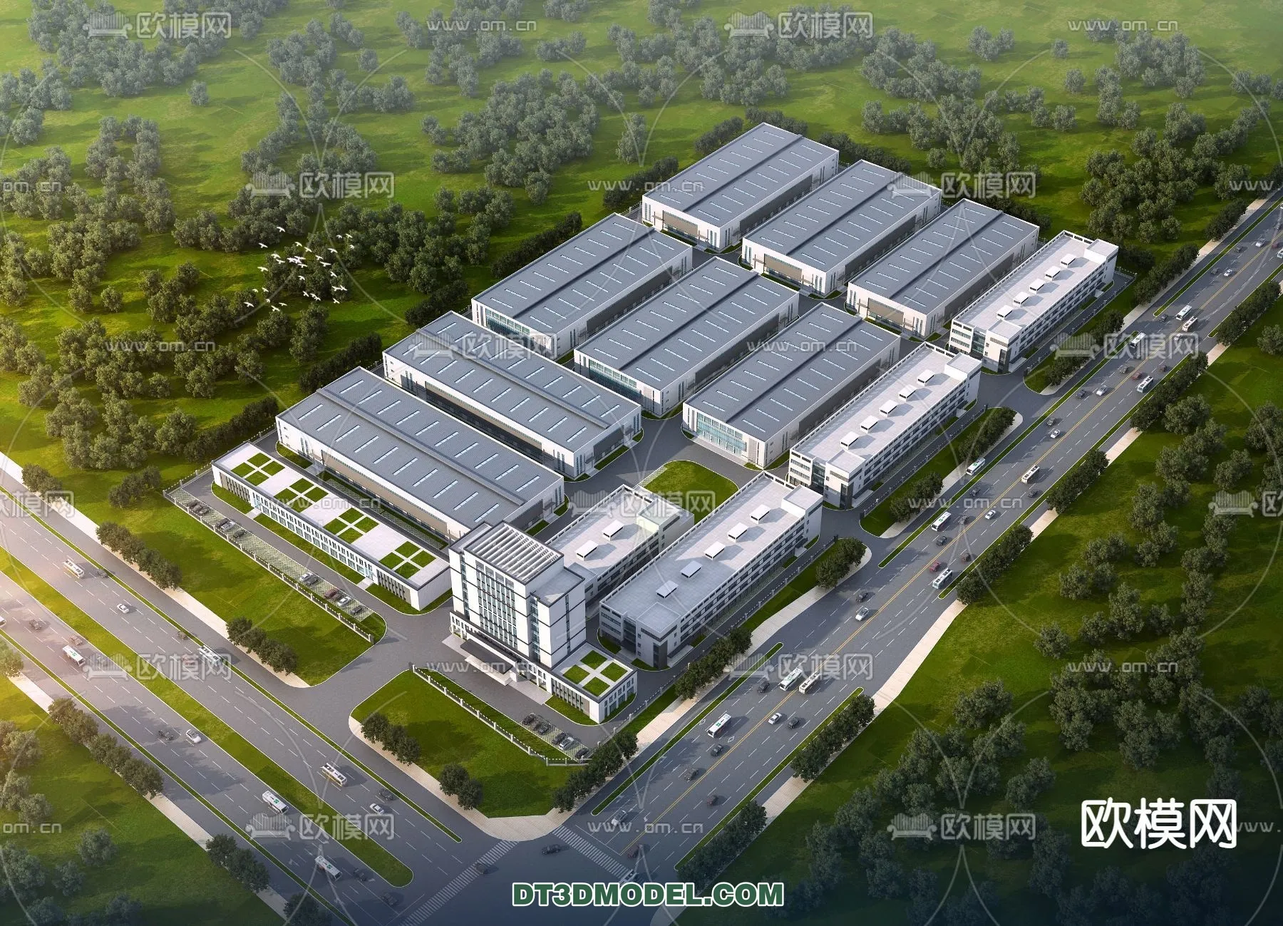 PUBLIC COMMERCE SPACE - 3D Model For Interior Design - 2521