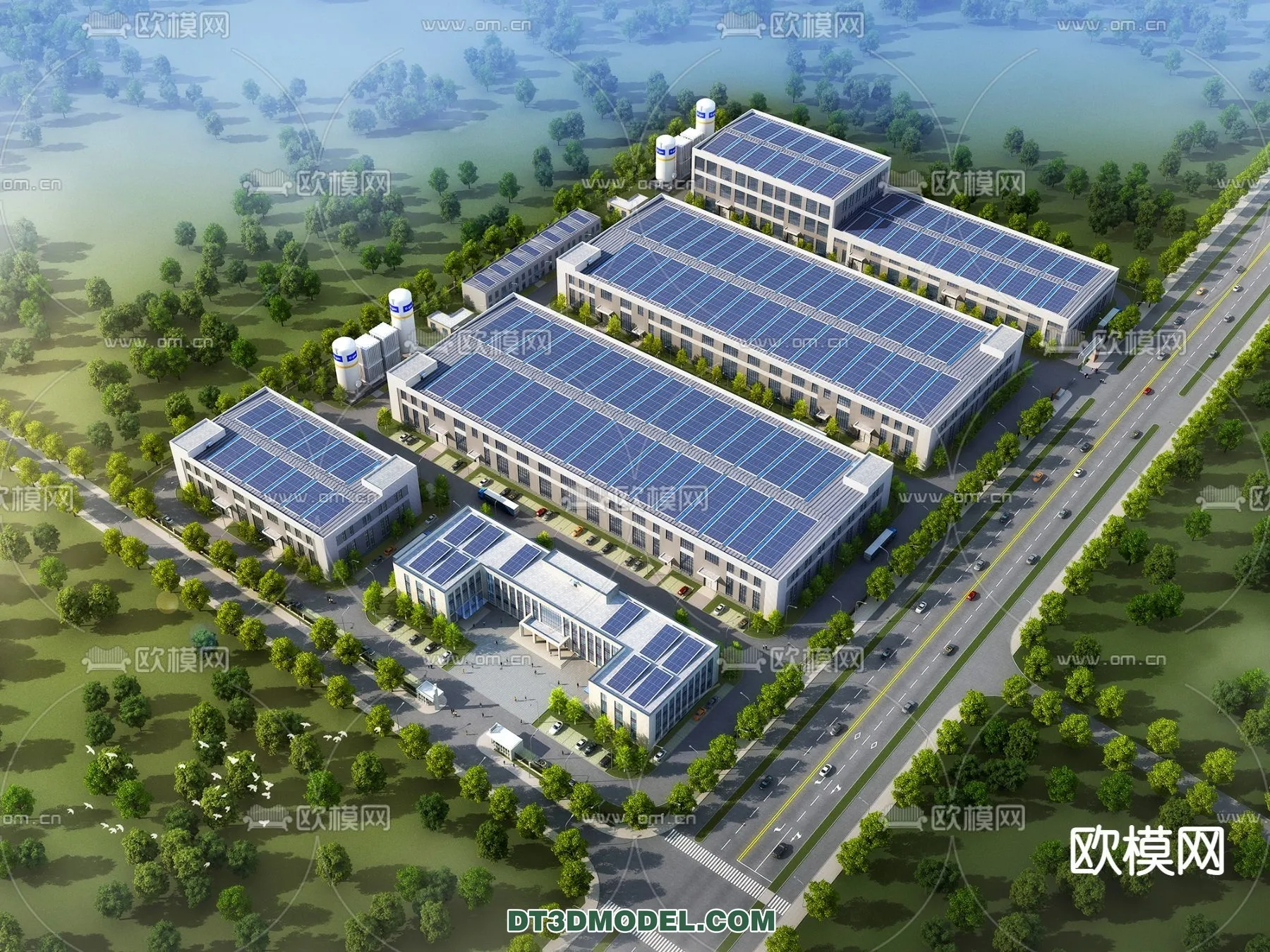 PUBLIC COMMERCE SPACE - 3D Model For Interior Design - 2523