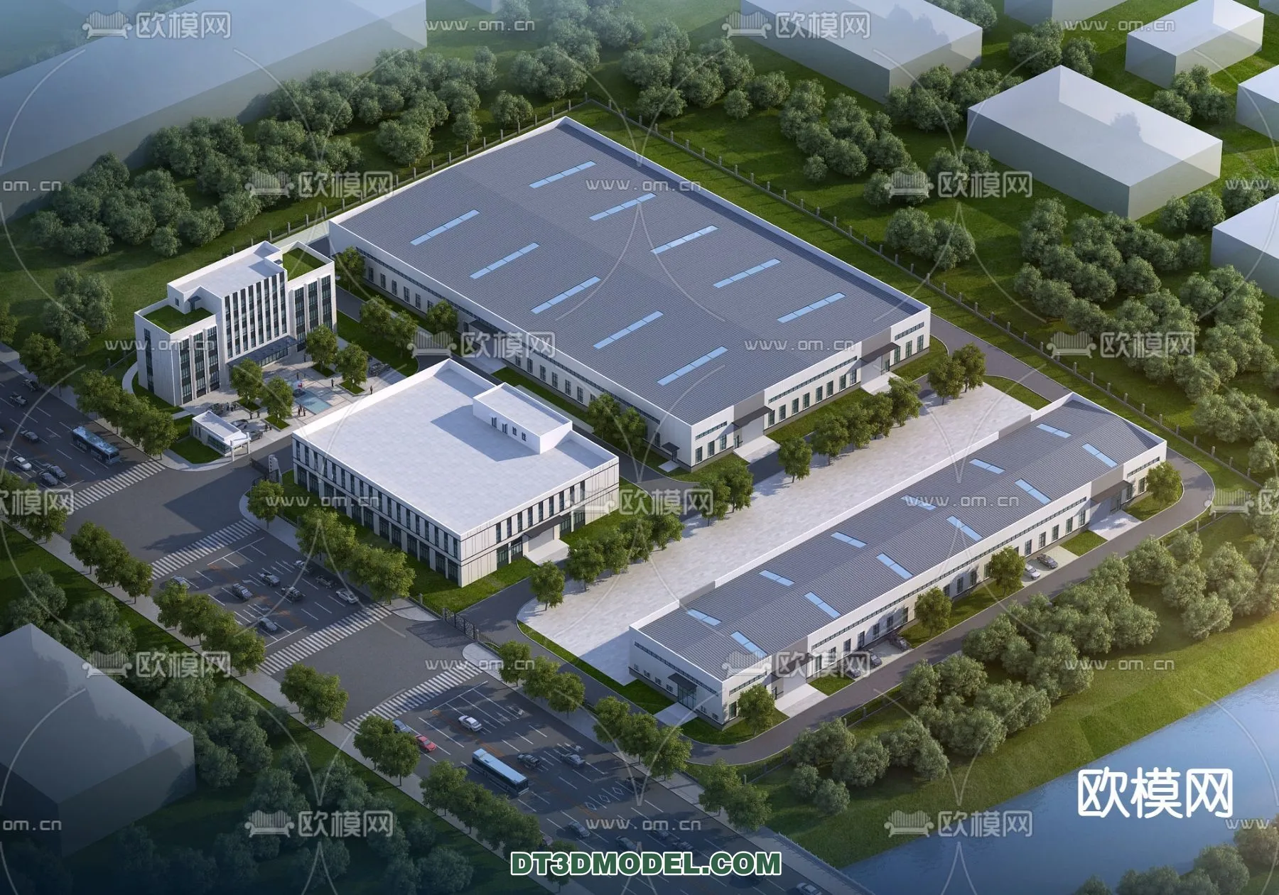 PUBLIC COMMERCE SPACE - 3D Model For Interior Design - 2525