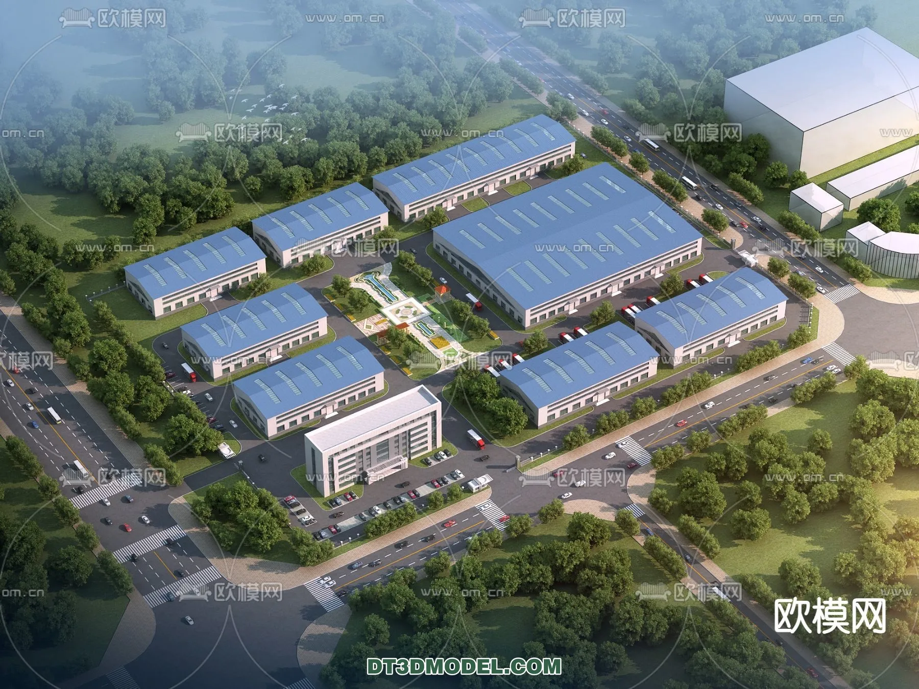 PUBLIC COMMERCE SPACE - 3D Model For Interior Design - 2526