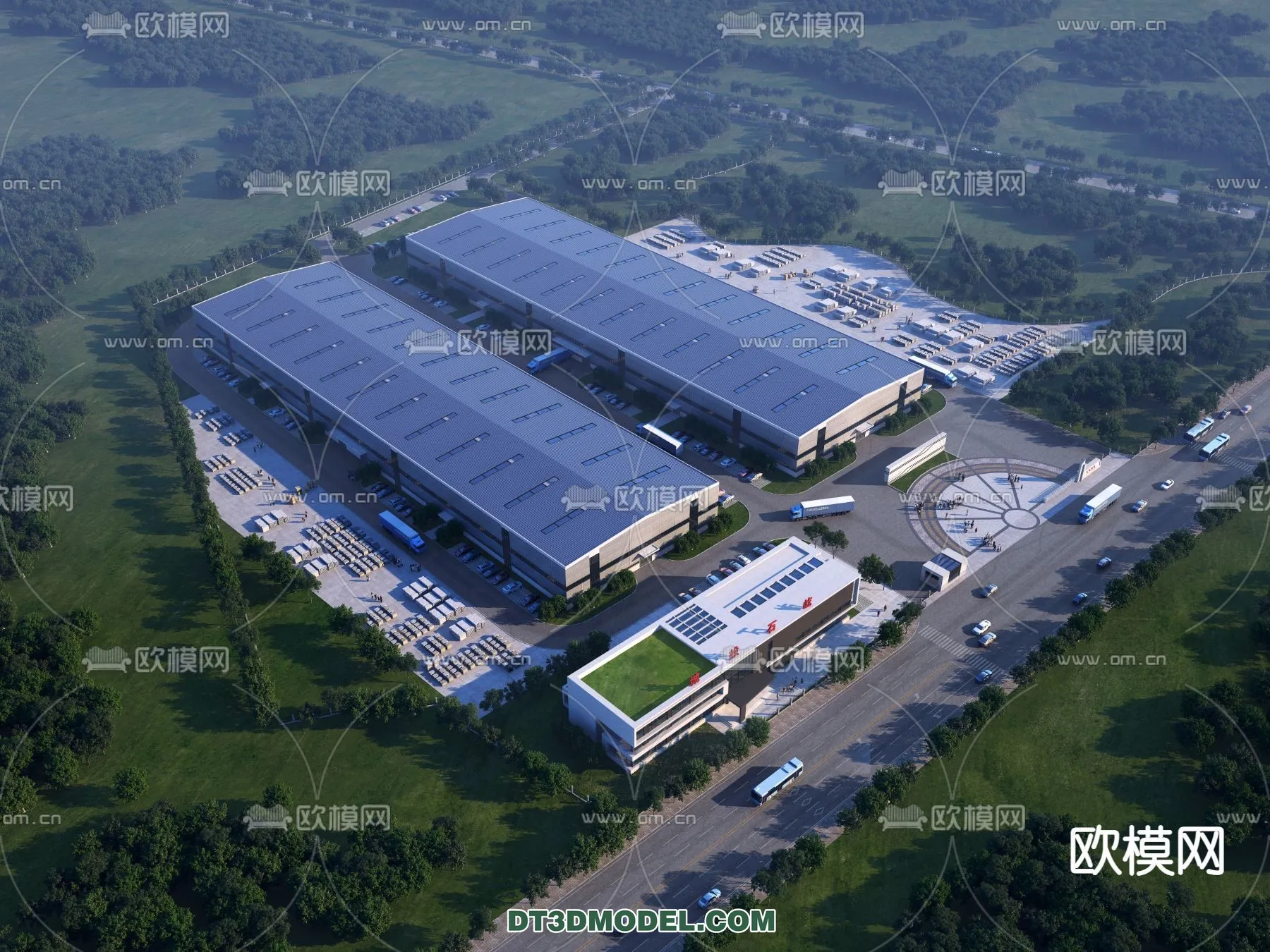 PUBLIC COMMERCE SPACE - 3D Model For Interior Design - 2528