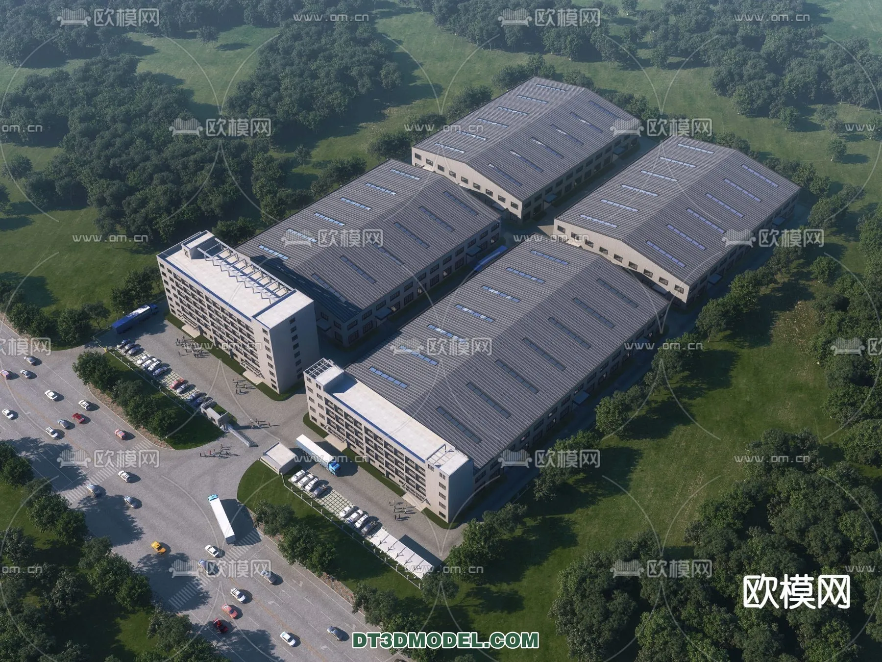 PUBLIC COMMERCE SPACE - 3D Model For Interior Design - 2529