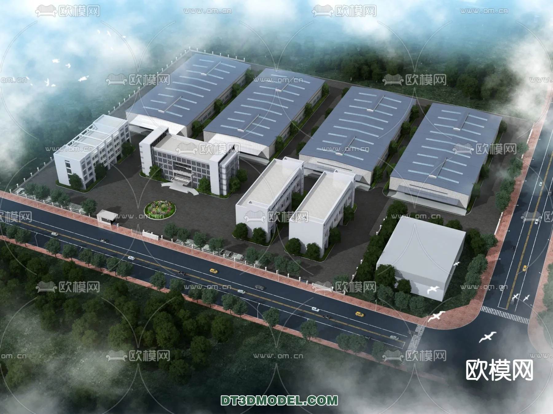 PUBLIC COMMERCE SPACE - 3D Model For Interior Design - 2533