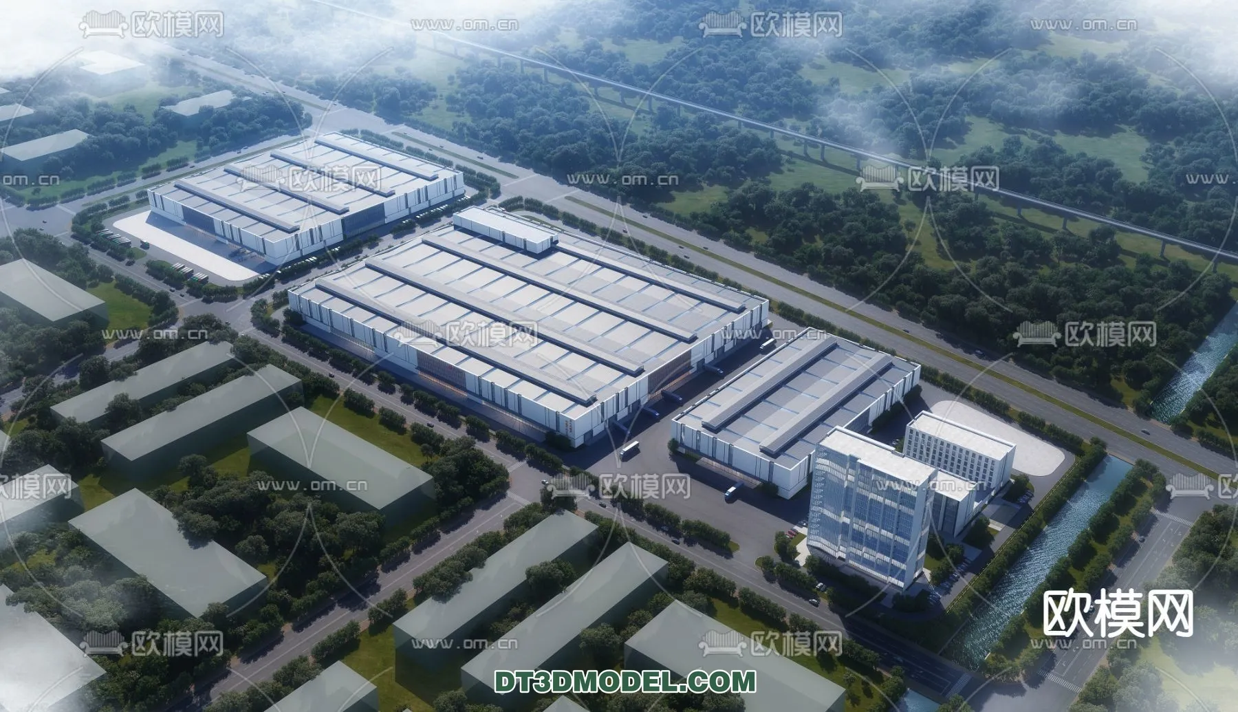 PUBLIC COMMERCE SPACE - 3D Model For Interior Design - 2534