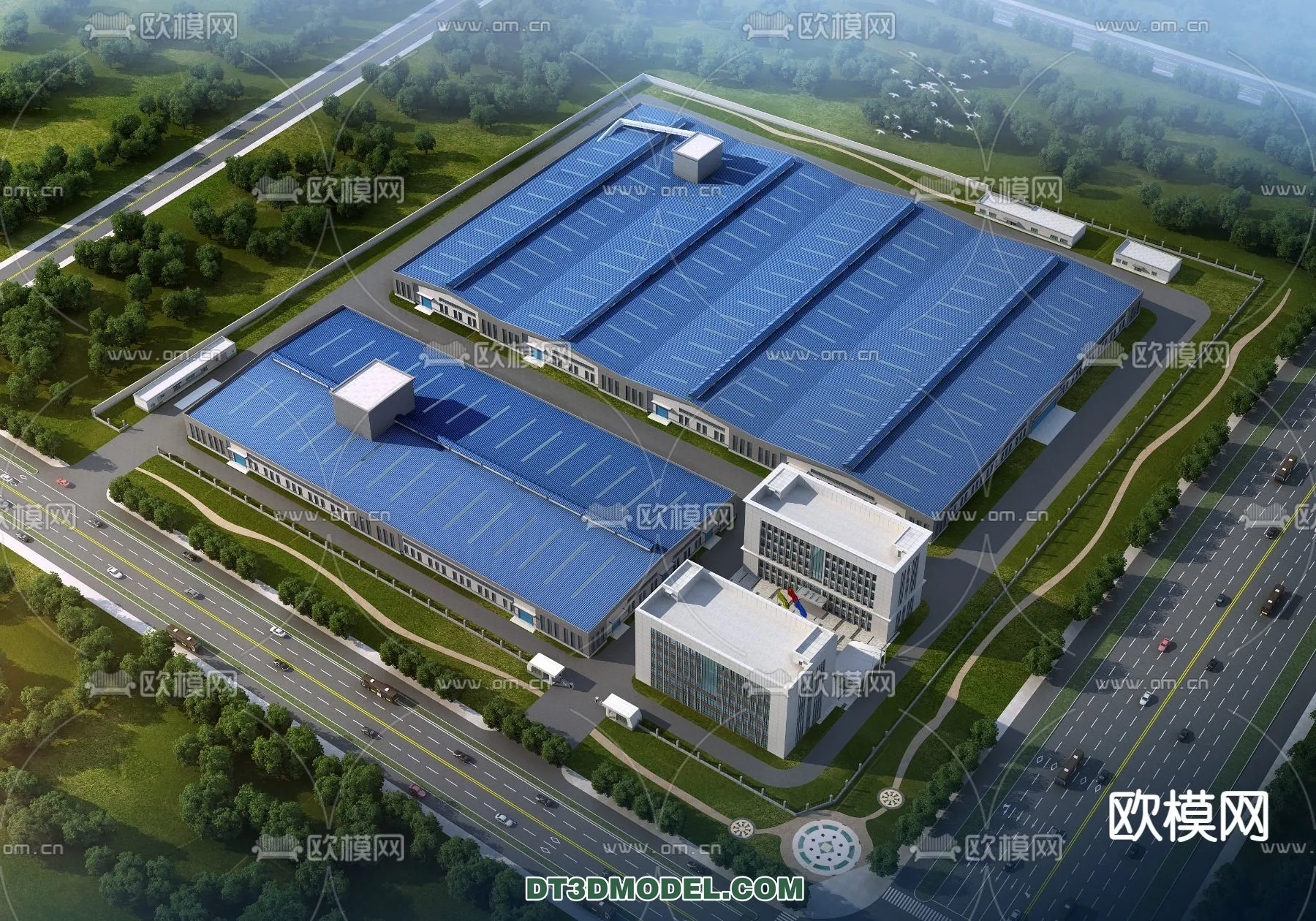 PUBLIC COMMERCE SPACE - 3D Model For Interior Design - 2540