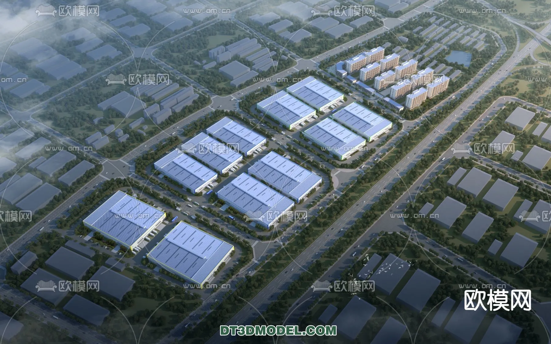 PUBLIC COMMERCE SPACE - 3D Model For Interior Design - 2544