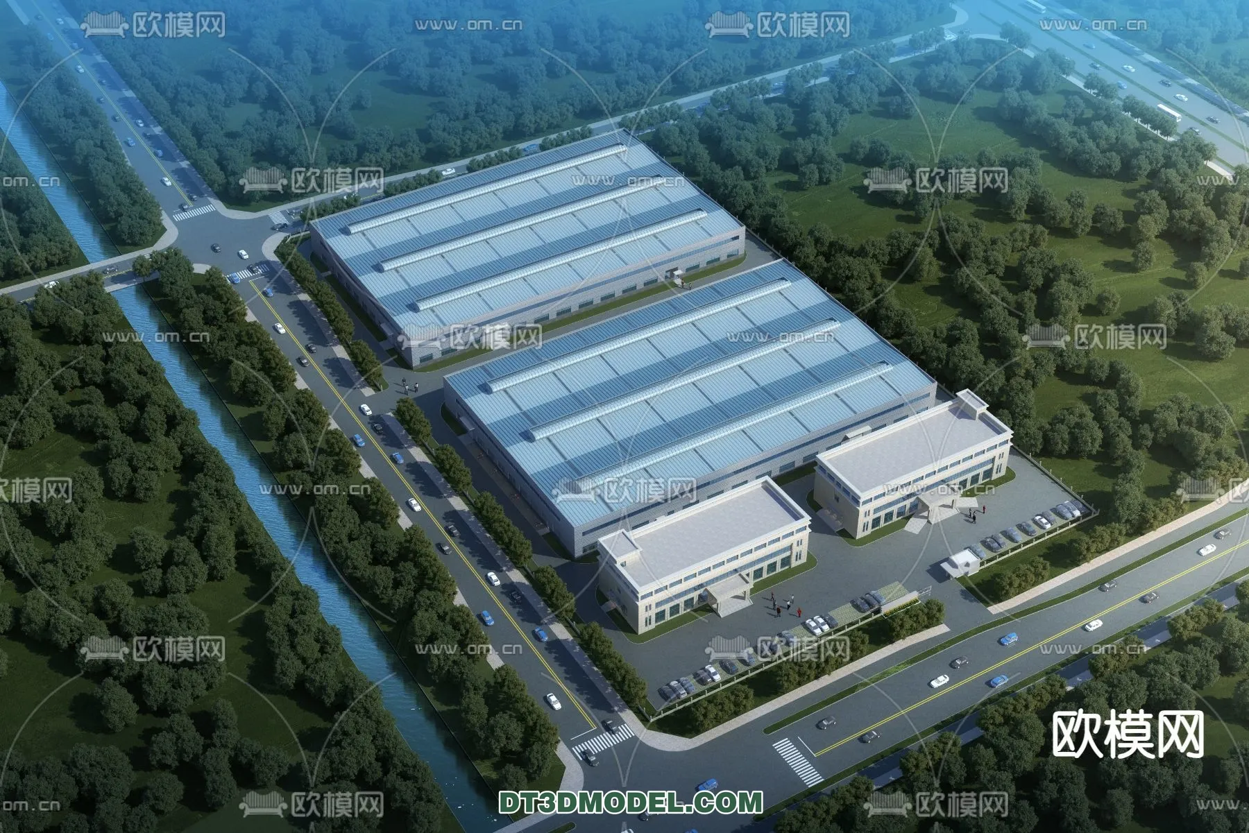 PUBLIC COMMERCE SPACE - 3D Model For Interior Design - 2547