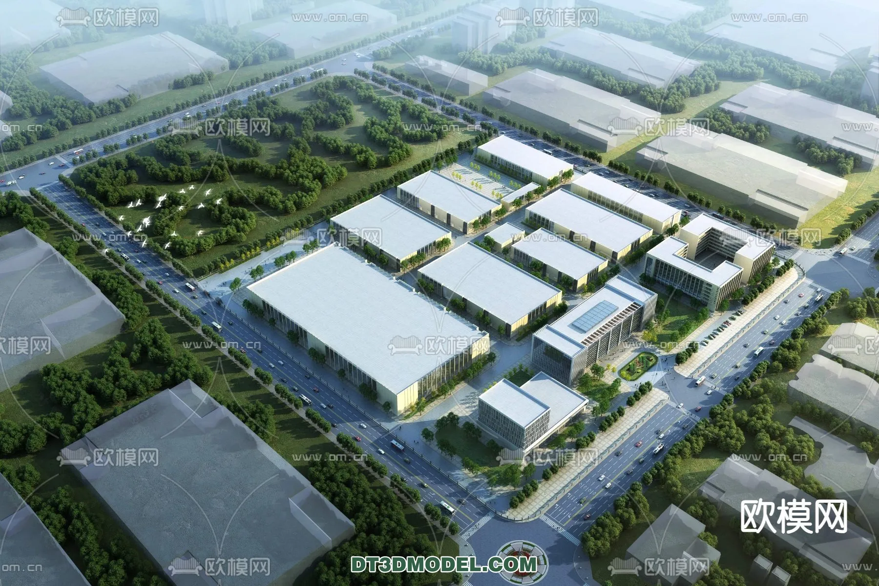 PUBLIC COMMERCE SPACE - 3D Model For Interior Design - 2551