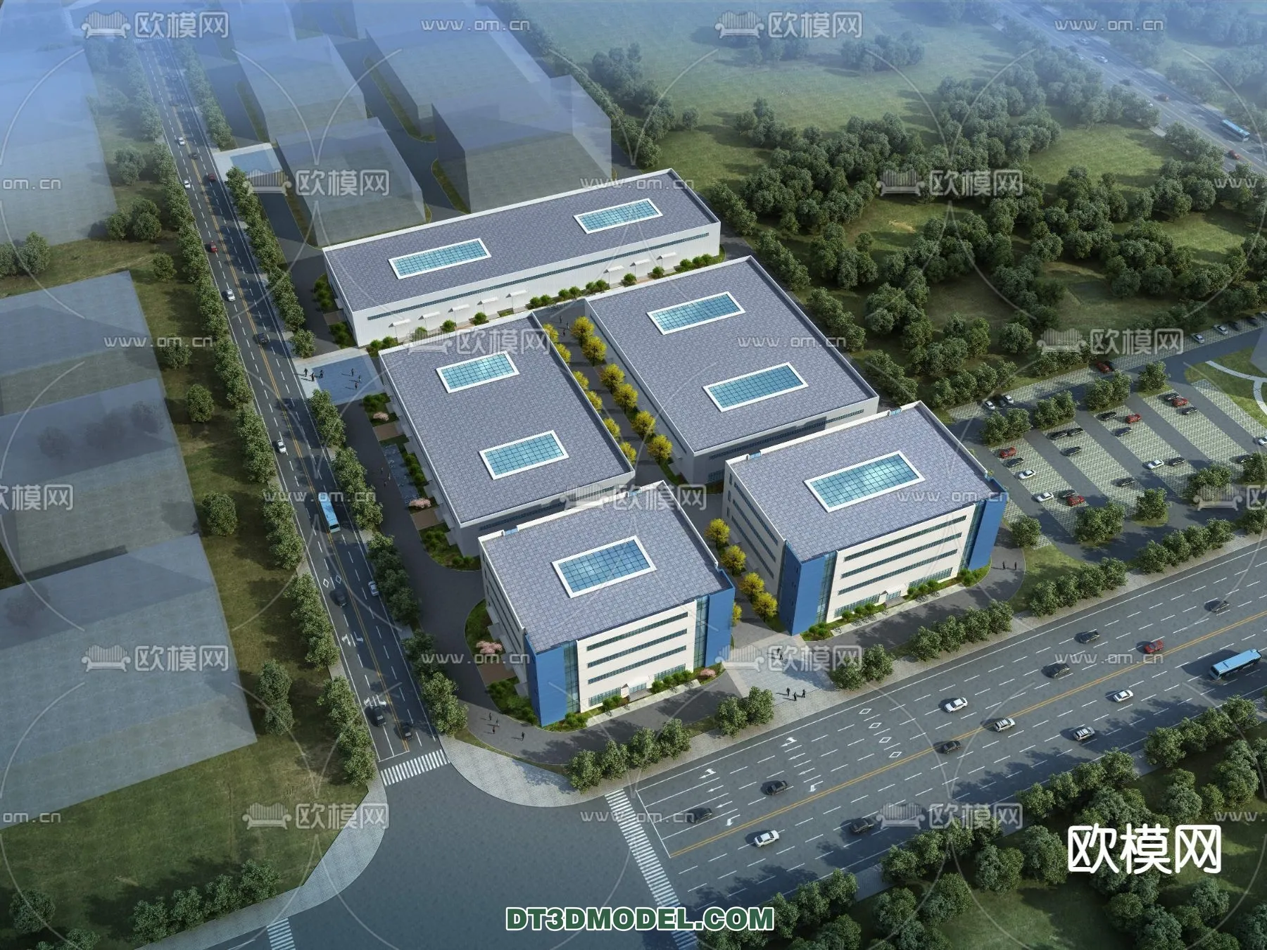 PUBLIC COMMERCE SPACE - 3D Model For Interior Design - 2552