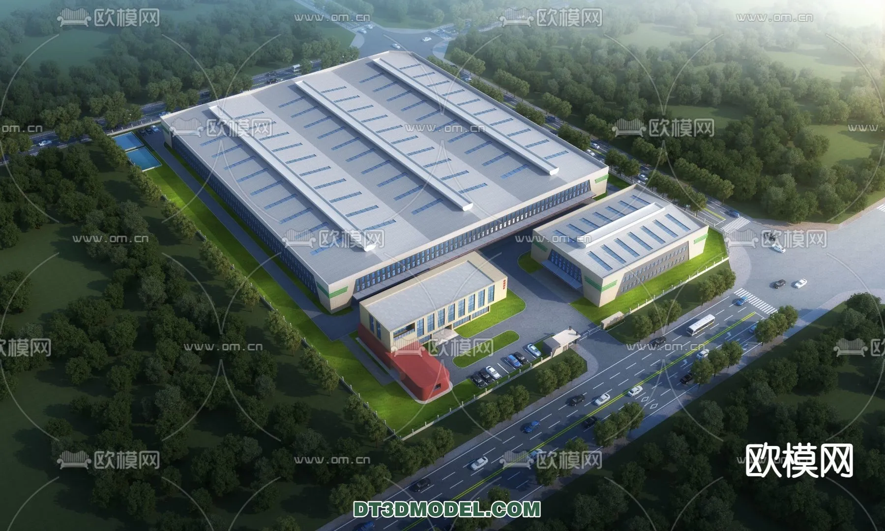 PUBLIC COMMERCE SPACE - 3D Model For Interior Design - 2554