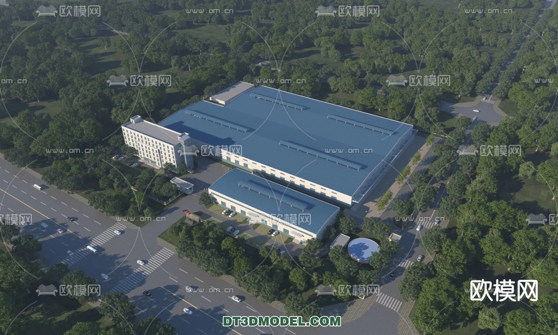 PUBLIC COMMERCE SPACE - 3D Model For Interior Design - 2559