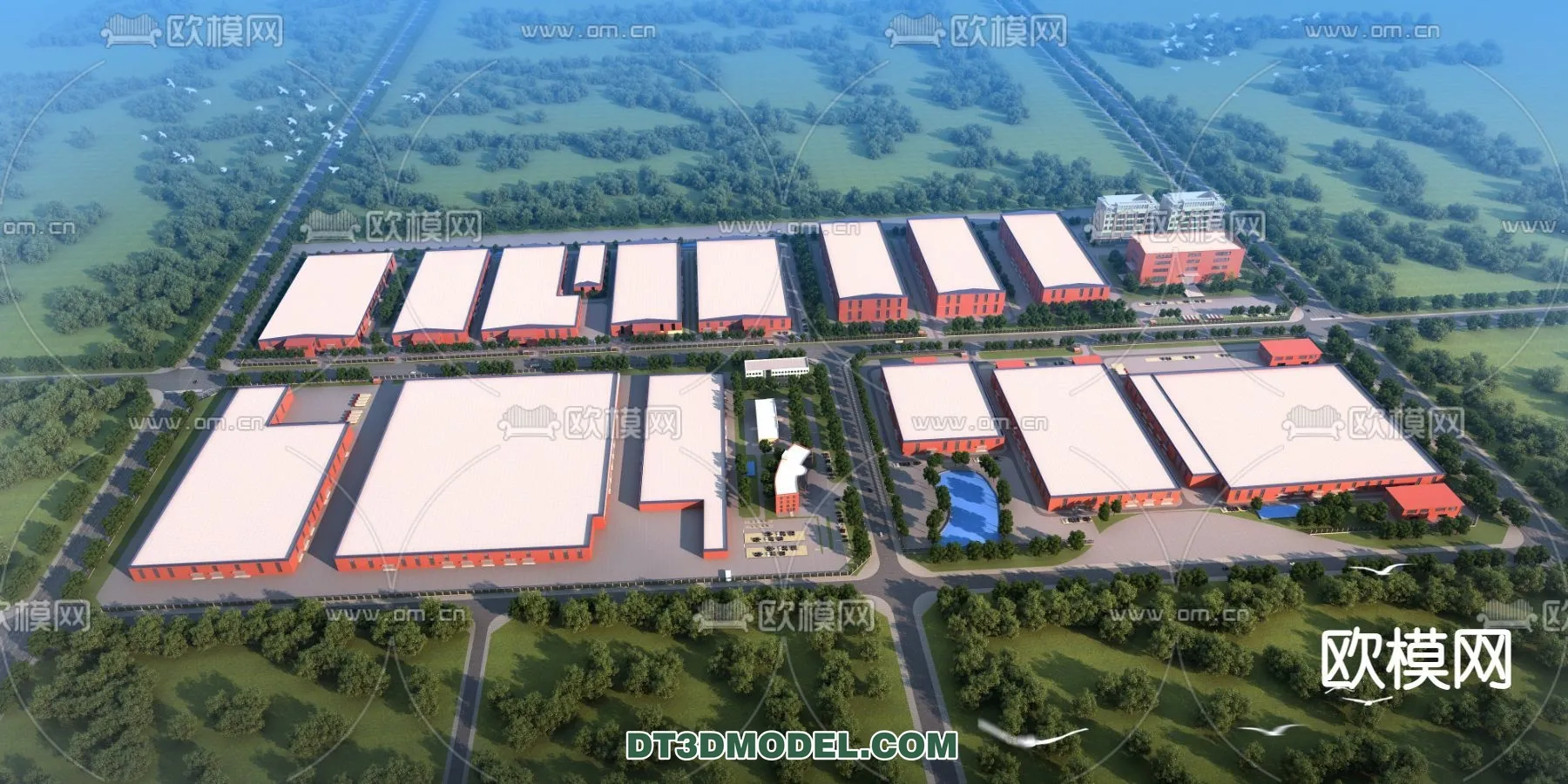 PUBLIC COMMERCE SPACE - 3D Model For Interior Design - 2564