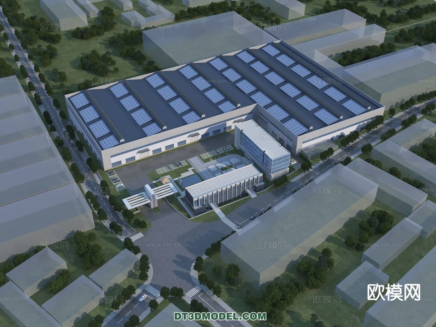 PUBLIC COMMERCE SPACE - 3D Model For Interior Design - 2572