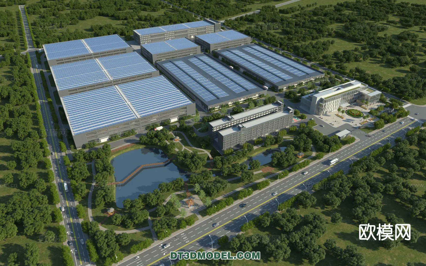 PUBLIC COMMERCE SPACE - 3D Model For Interior Design - 2577