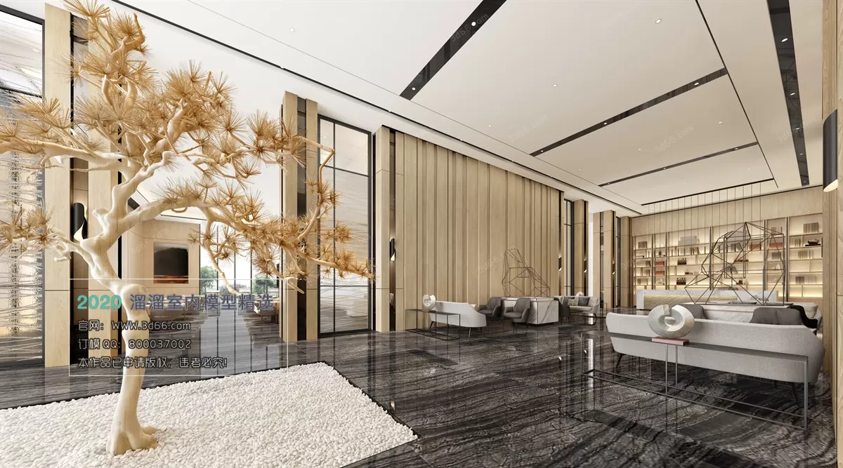 PUBLIC SPACE 3D MODEL - 3D MODELS - 3DSKY FREE MODELS