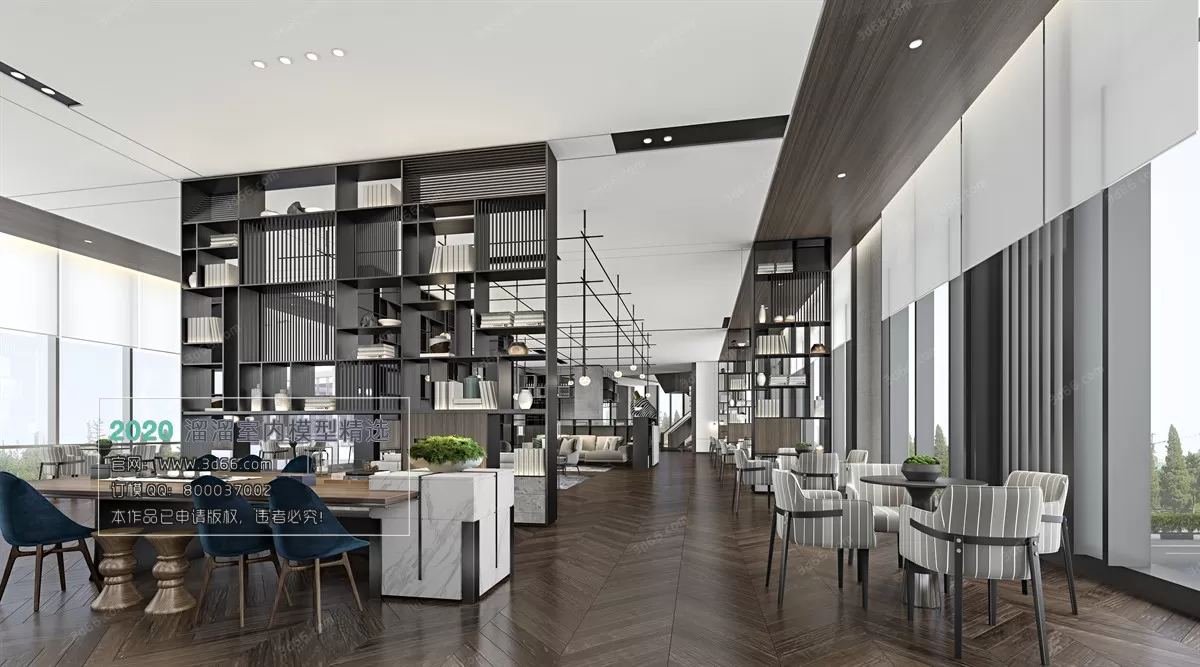 PUBLIC SPACE 3D MODEL - 3D MODELS - 3DSKY FREE MODELS