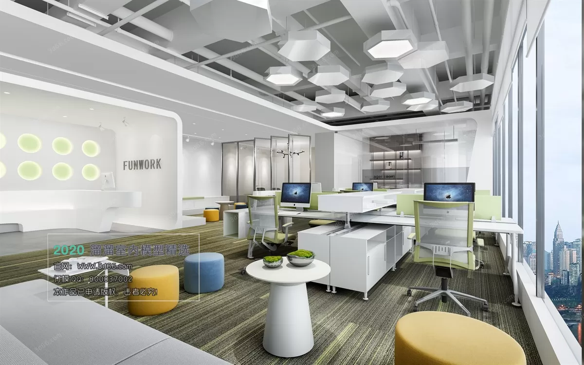 PUBLIC SPACE 3D MODEL - 3D MODELS - 3DSKY FREE MODELS