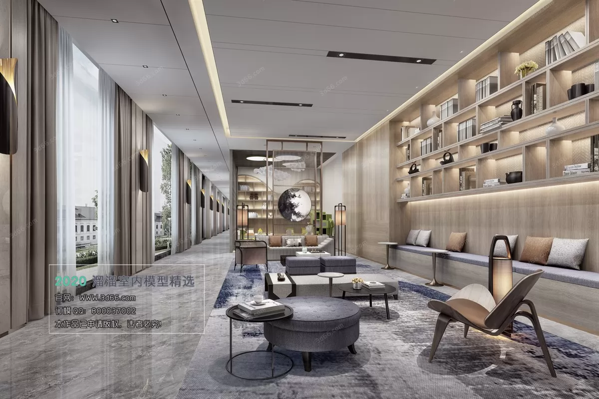 PUBLIC SPACE 3D MODEL - 3D MODELS - 3DSKY FREE MODELS