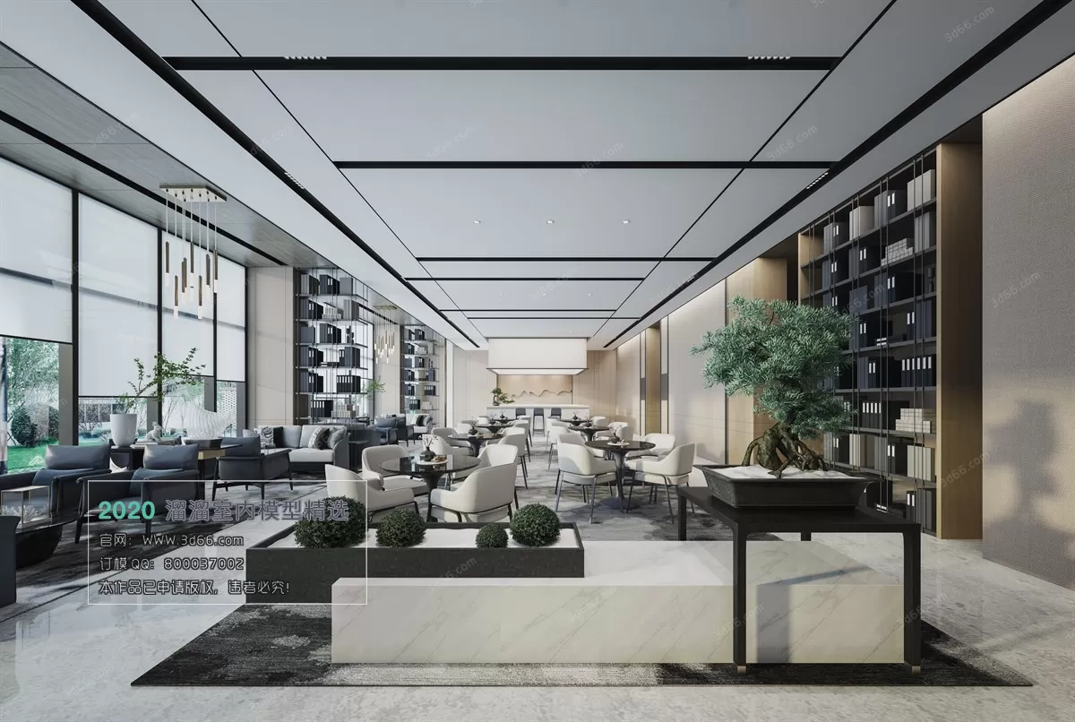 PUBLIC SPACE 3D MODEL - 3D MODELS - 3DSKY FREE MODELS