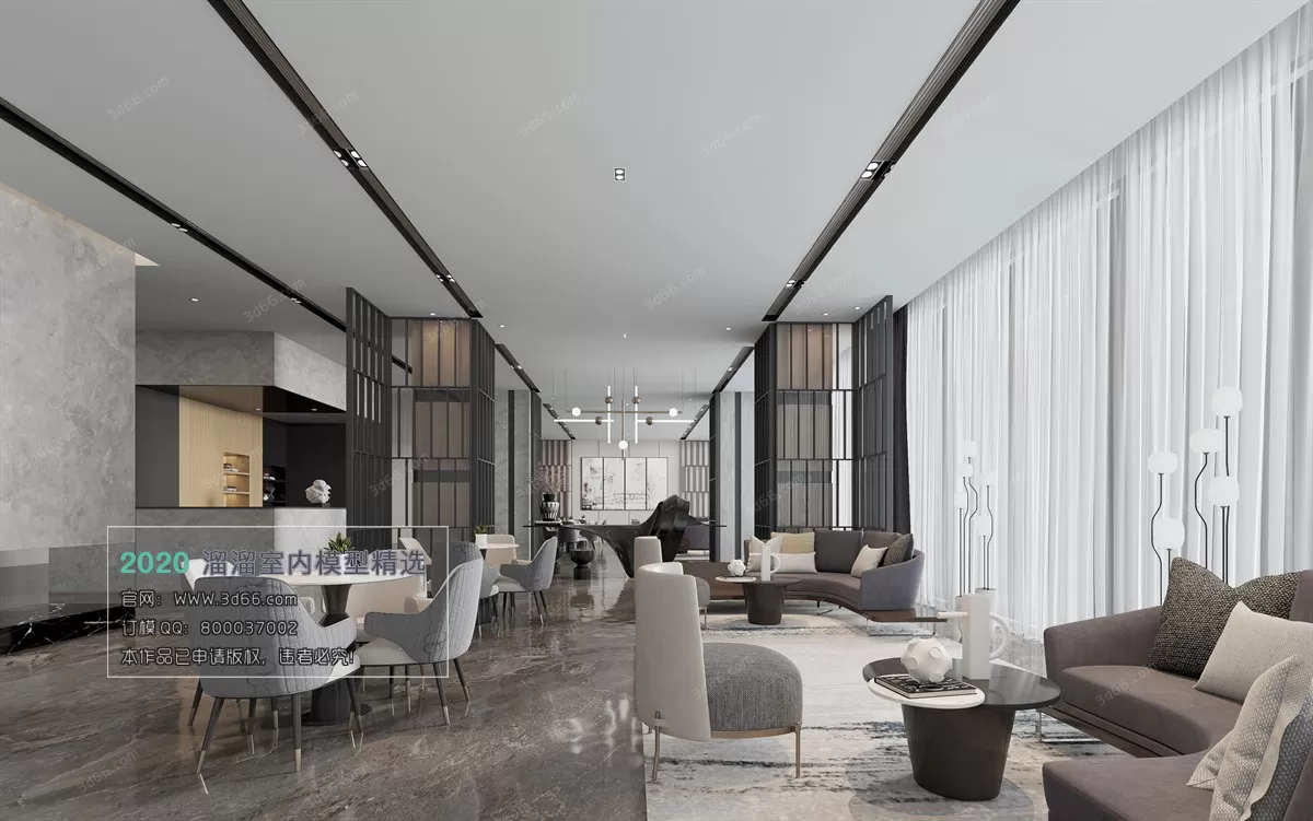 PUBLIC SPACE 3D MODEL - 3D MODELS - 3DSKY FREE MODELS