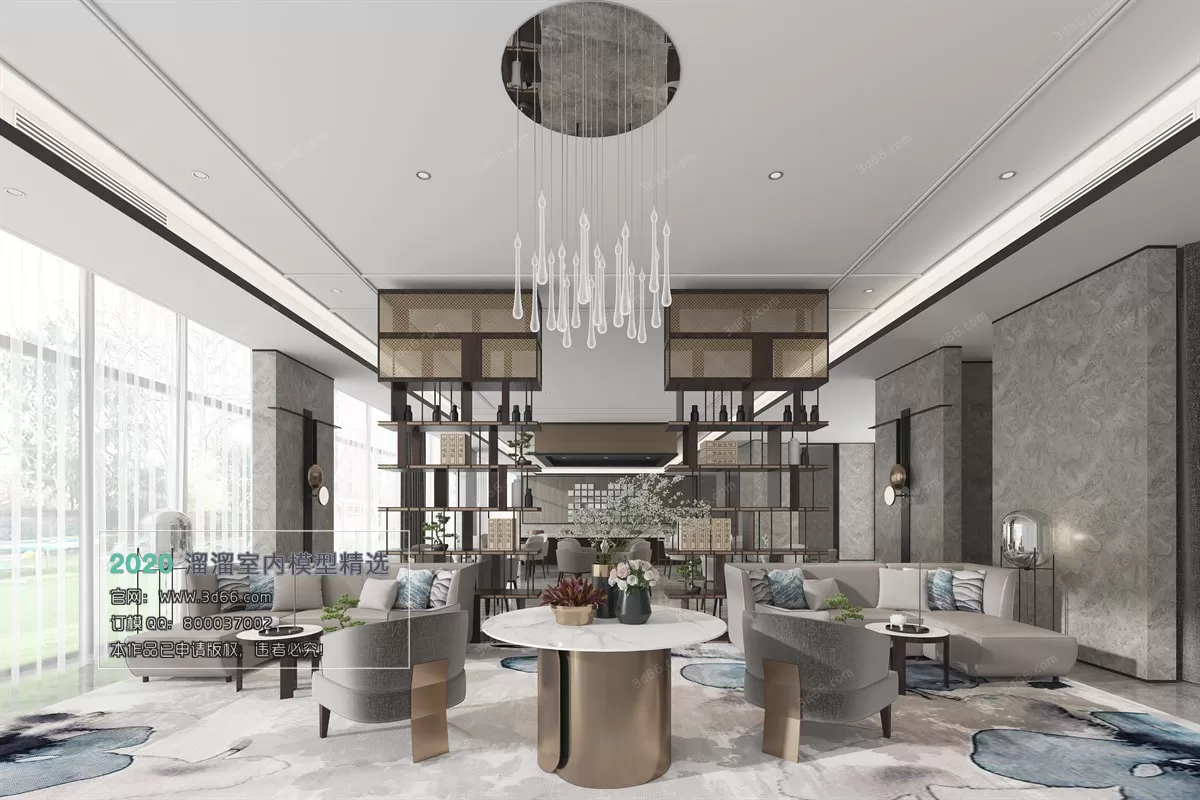 PUBLIC SPACE 3D MODEL - 3D MODELS - 3DSKY FREE MODELS