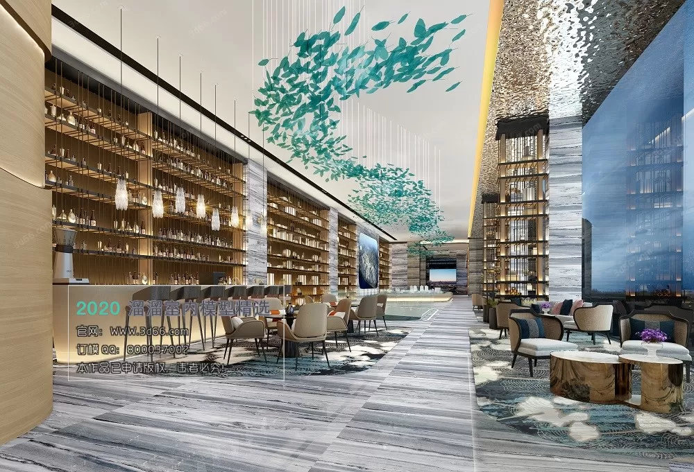 PUBLIC SPACE 3D MODEL - 3D MODELS - 3DSKY FREE MODELS