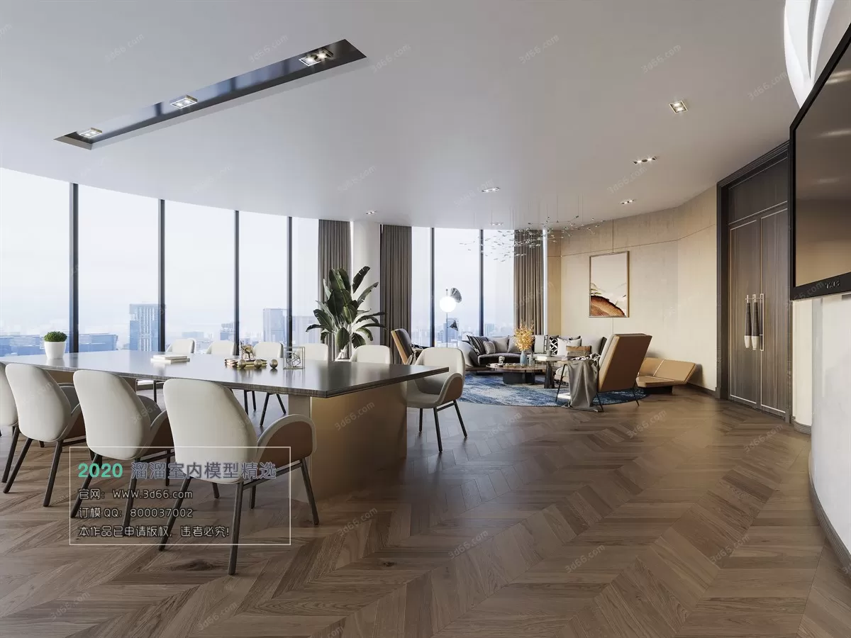 PUBLIC SPACE 3D MODEL - 3D MODELS - 3DSKY FREE MODELS