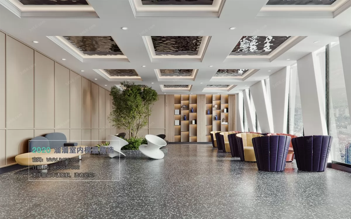 PUBLIC SPACE 3D MODEL - 3D MODELS - 3DSKY FREE MODELS