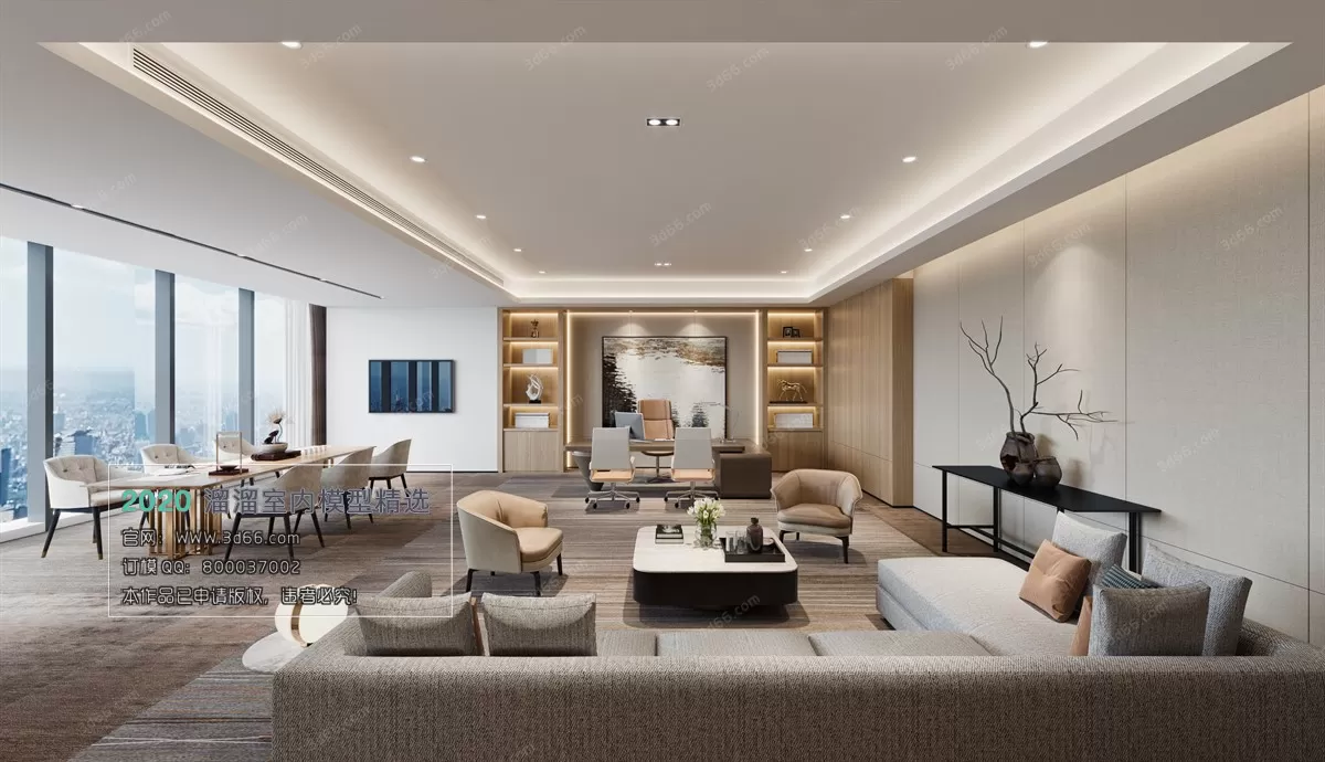 PUBLIC SPACE 3D MODEL - 3D MODELS - 3DSKY FREE MODELS