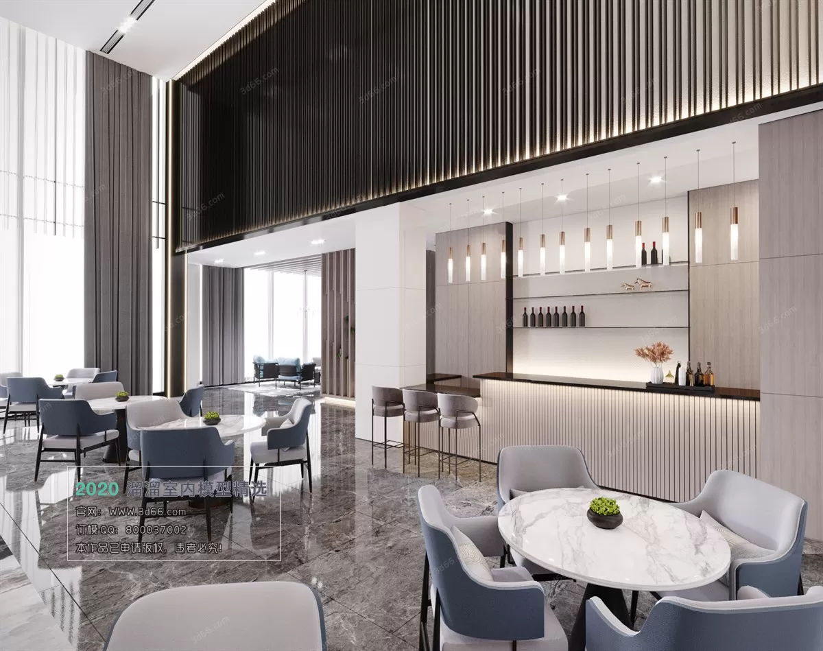 PUBLIC SPACE 3D MODEL - 3D MODELS - 3DSKY FREE MODELS