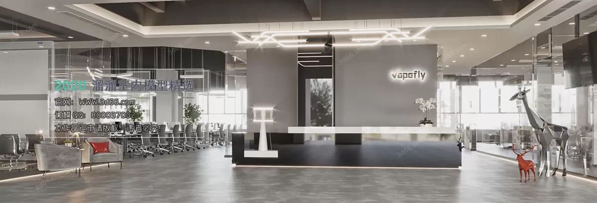 PUBLIC SPACE 3D MODEL - 3D MODELS - 3DSKY FREE MODELS