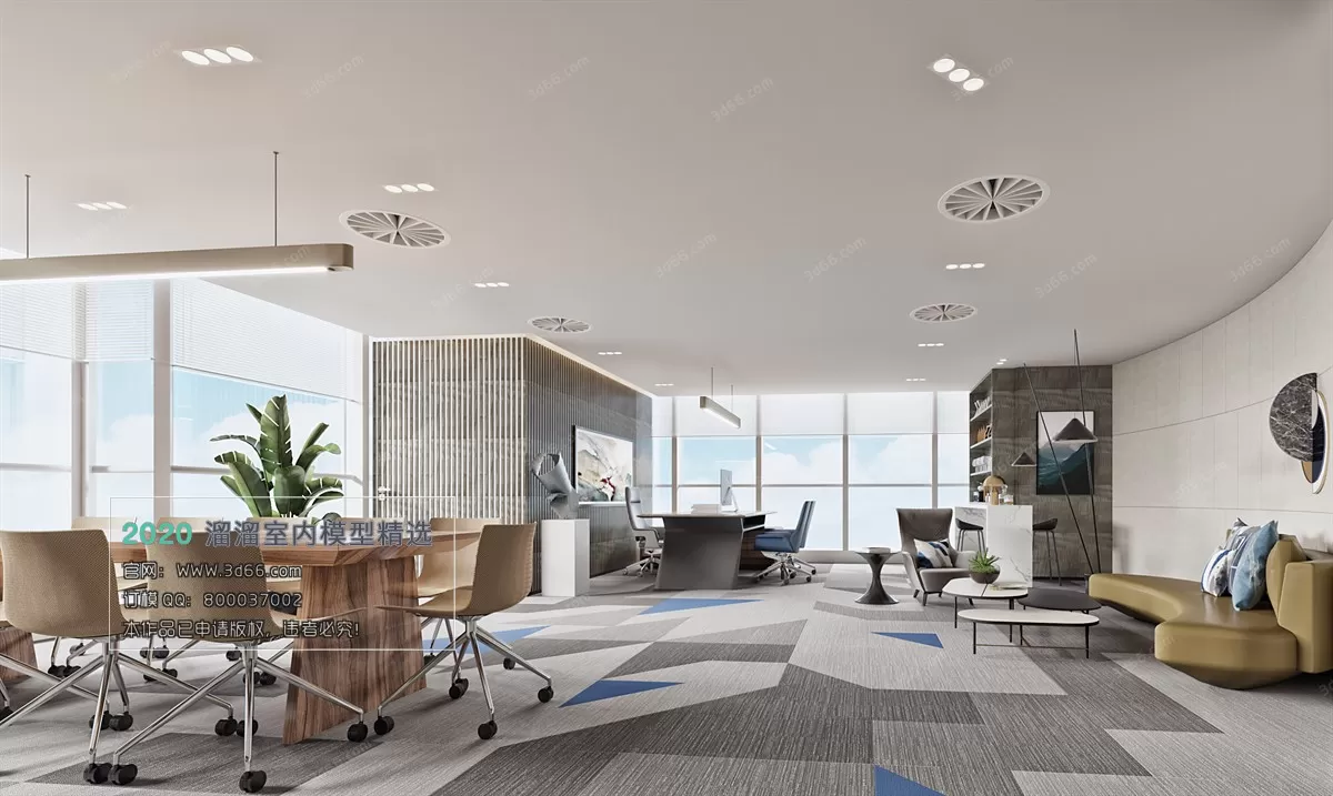 PUBLIC SPACE 3D MODEL - 3D MODELS - 3DSKY FREE MODELS