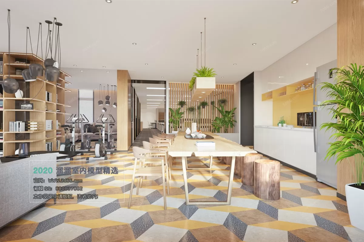 PUBLIC SPACE 3D MODEL - 3D MODELS - 3DSKY FREE MODELS