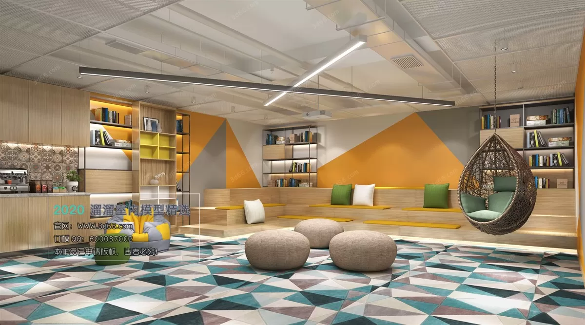 PUBLIC SPACE 3D MODEL - 3D MODELS - 3DSKY FREE MODELS