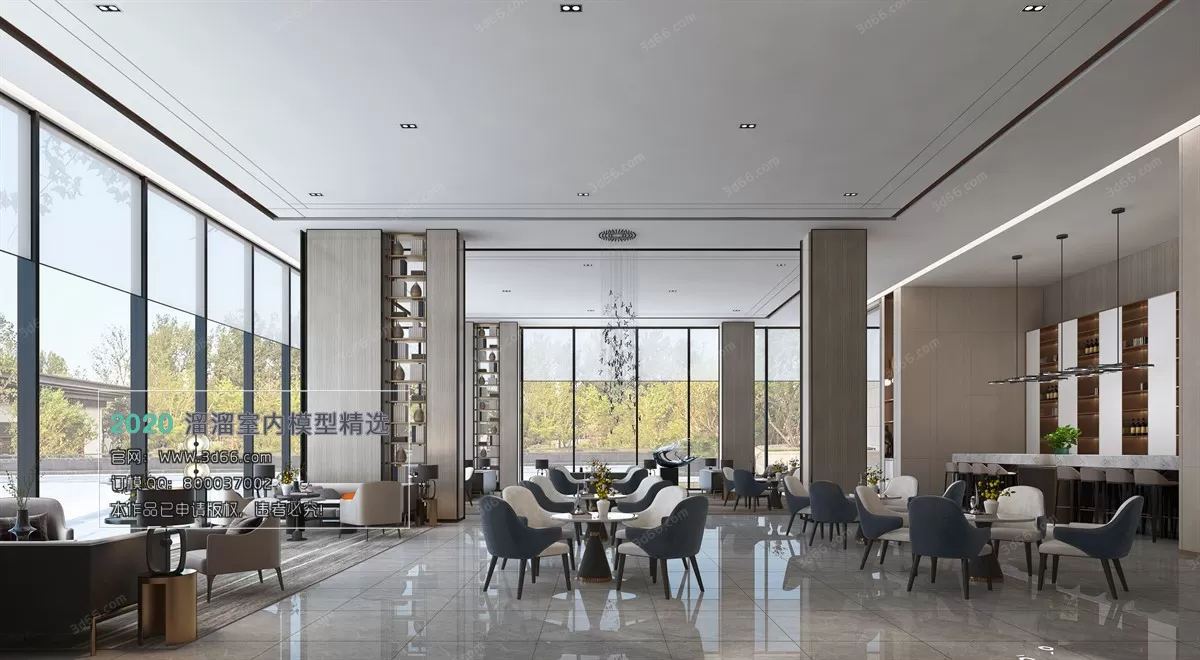 PUBLIC SPACE 3D MODEL - 3D MODELS - 3DSKY FREE MODELS