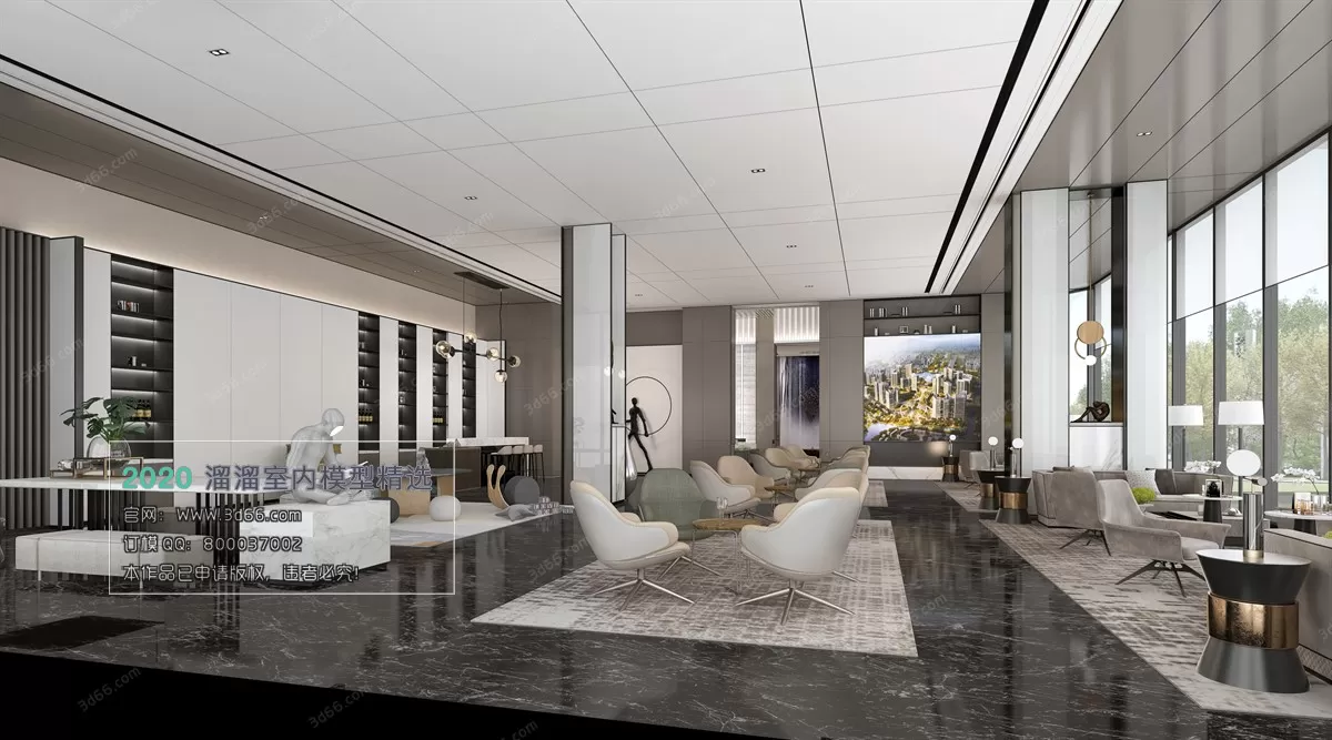 PUBLIC SPACE 3D MODEL - 3D MODELS - 3DSKY FREE MODELS