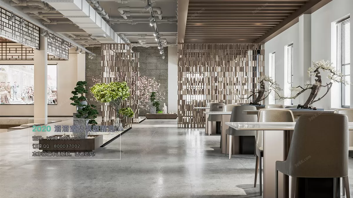 PUBLIC SPACE 3D MODEL - 3D MODELS - 3DSKY FREE MODELS