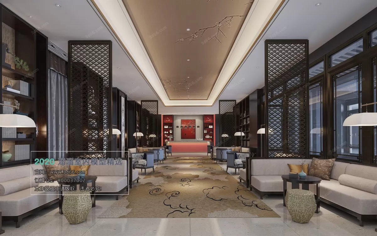 PUBLIC SPACE 3D MODEL - 3D MODELS - 3DSKY FREE MODELS