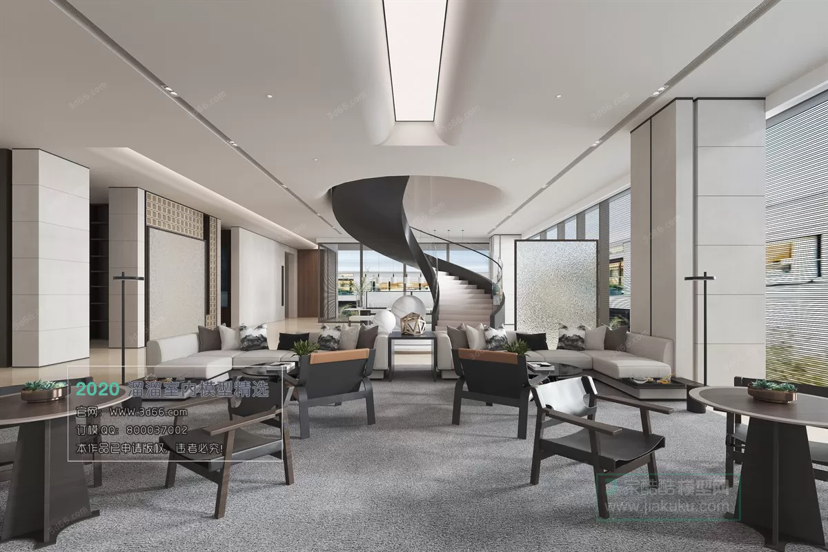 PUBLIC SPACE 3D MODEL - 3D MODELS - 3DSKY FREE MODELS