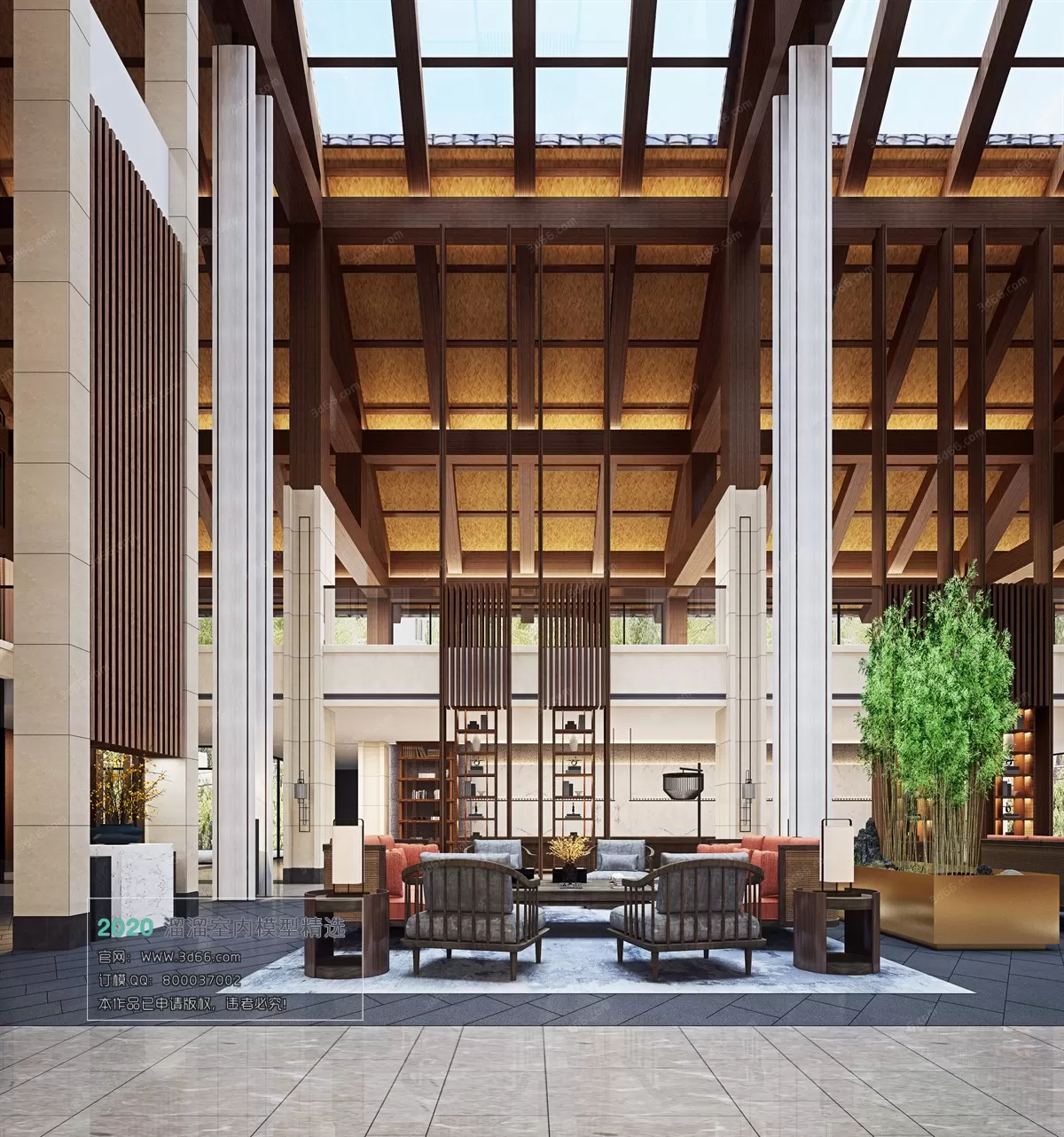 PUBLIC SPACE 3D MODEL - 3D MODELS - 3DSKY FREE MODELS