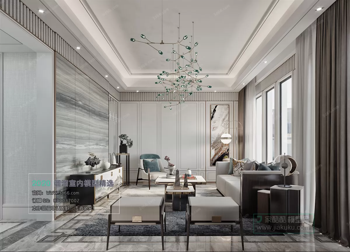 PUBLIC SPACE 3D MODEL - 3D MODELS - 3DSKY FREE MODELS