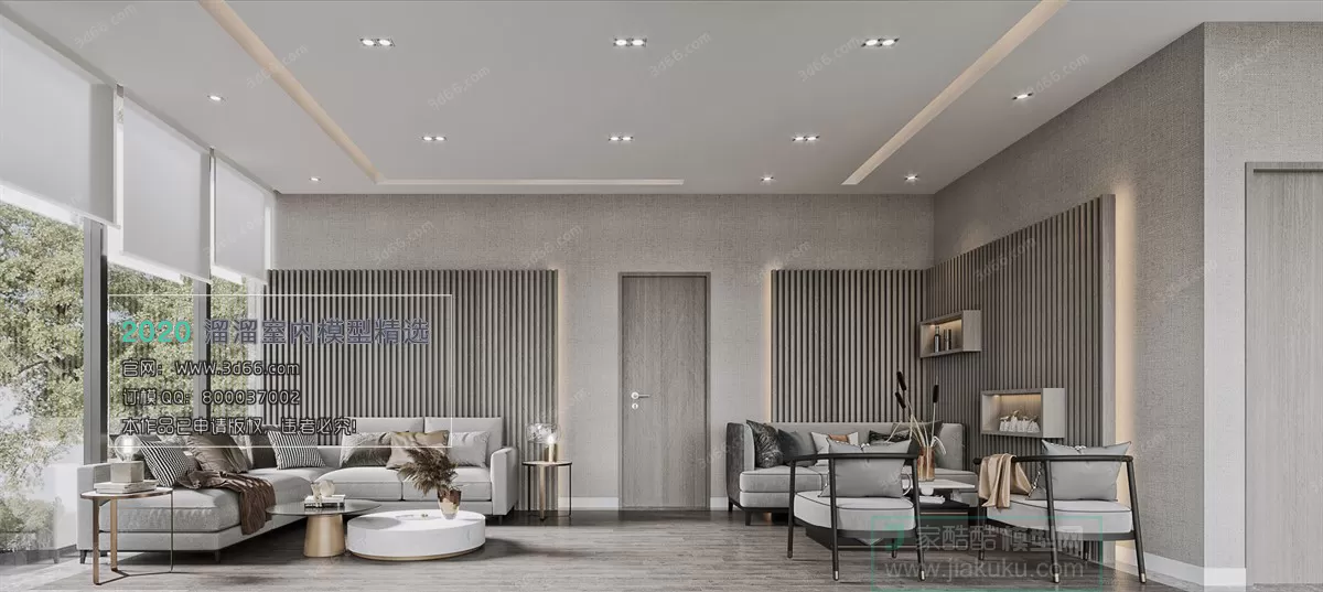 PUBLIC SPACE 3D MODEL - 3D MODELS - 3DSKY FREE MODELS